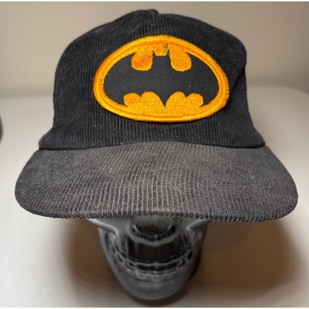 Vintage 1964 DC COMICS Batman Hat | Corduroy | Snapback | Black